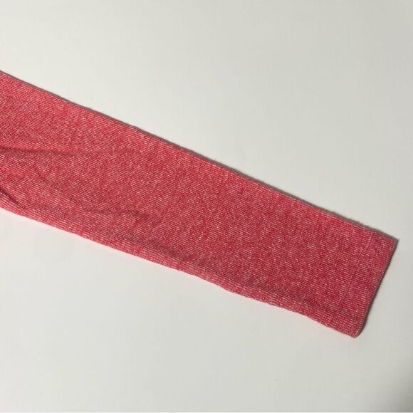 T By Talbots Heathered Red Funnel Neck Pullover Sweatshirt Women's Size Mp - Picture 5 of 13